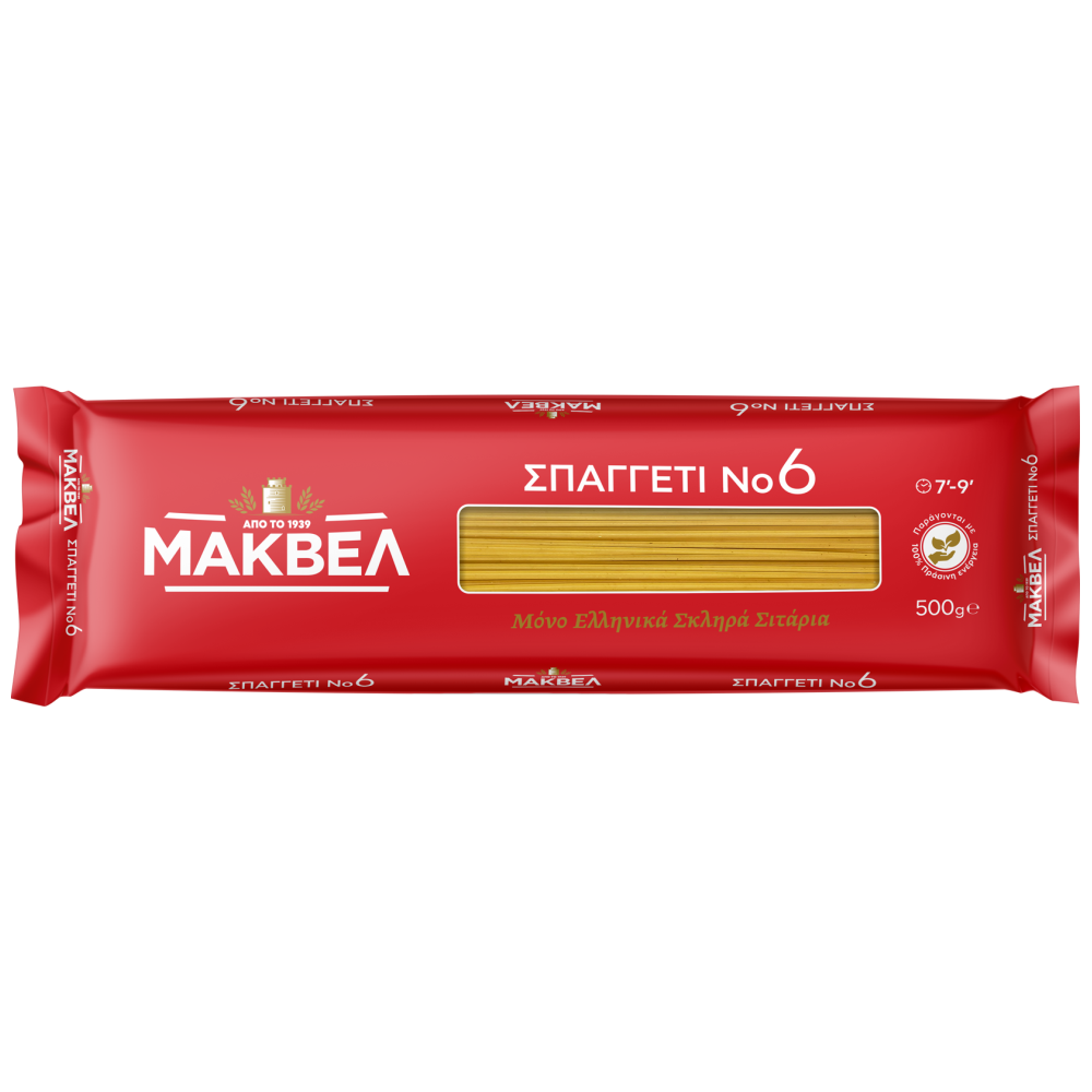 ΜΑΚΒΕΛ Σπαγγέτι Νο6 500gr