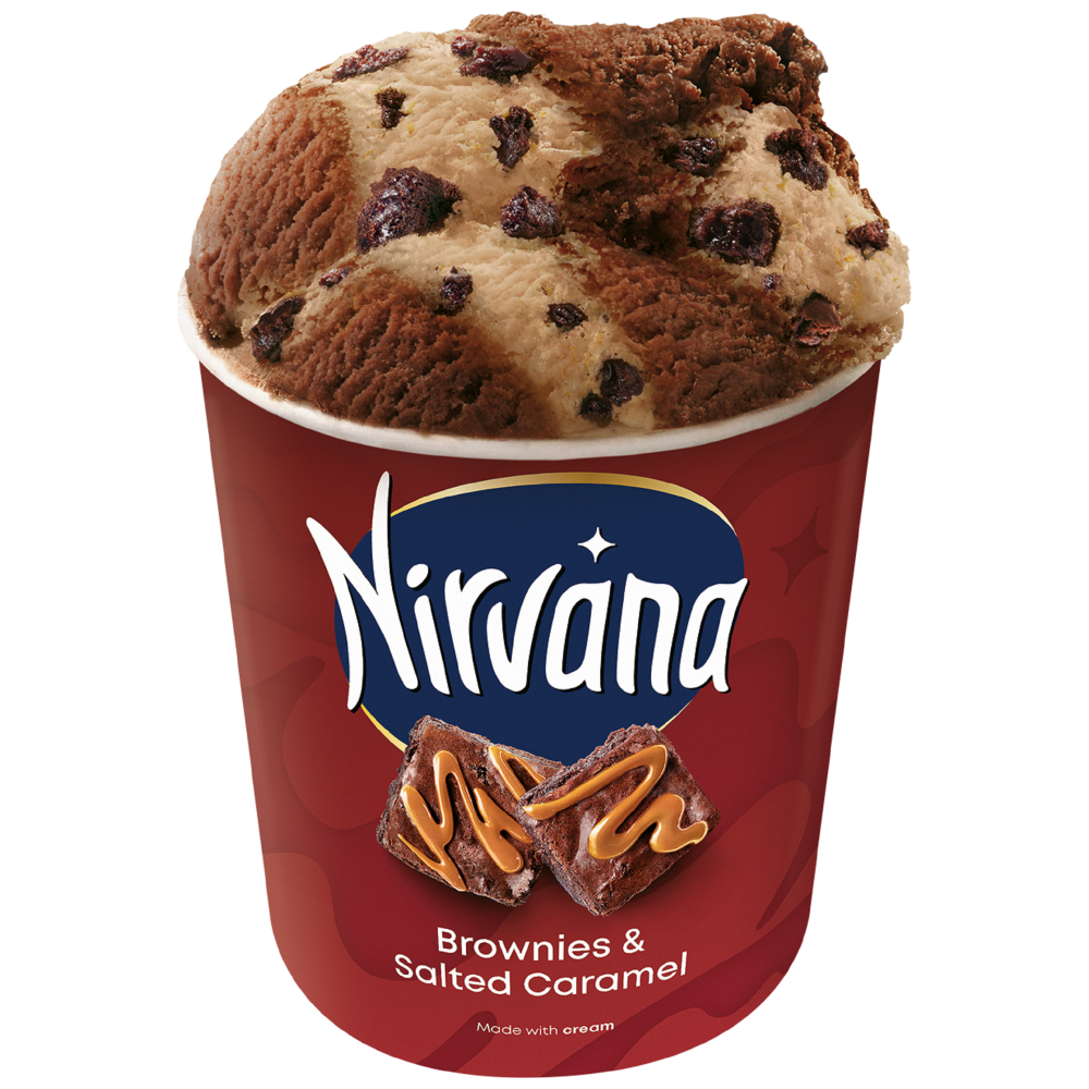 Nirvana Brownies & Salted Caramel 322gr 420ml