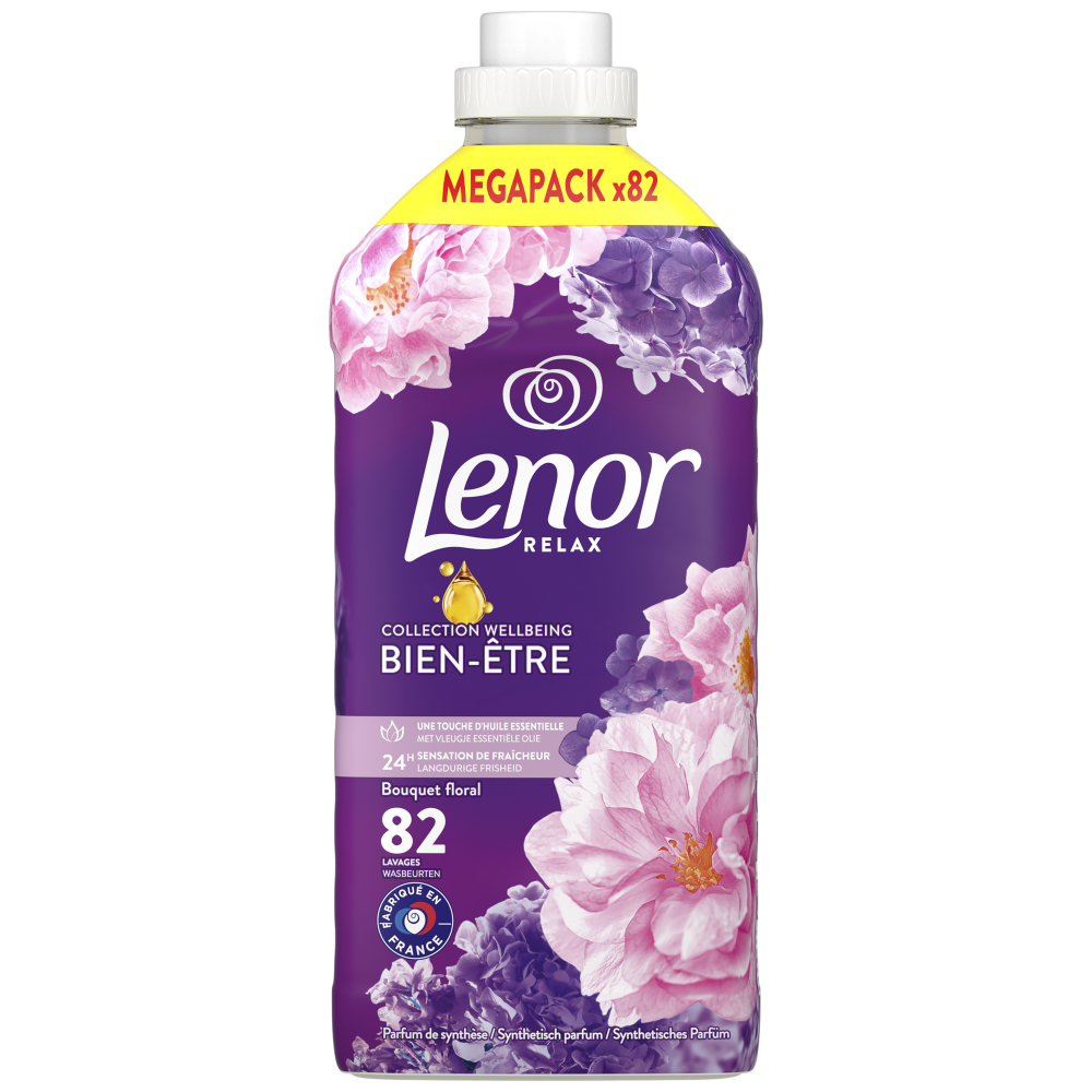 Lenor Μαλακτικό Ρούχων Relax Floral 82μεζ 1,70lt