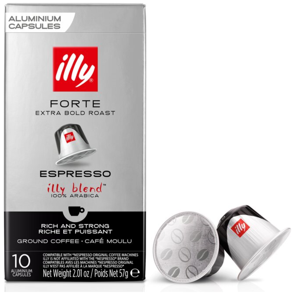 Illy Espresso Forte Κάψουλες Συμβ. Με Μηχ. Nespresso* 10τμχ
