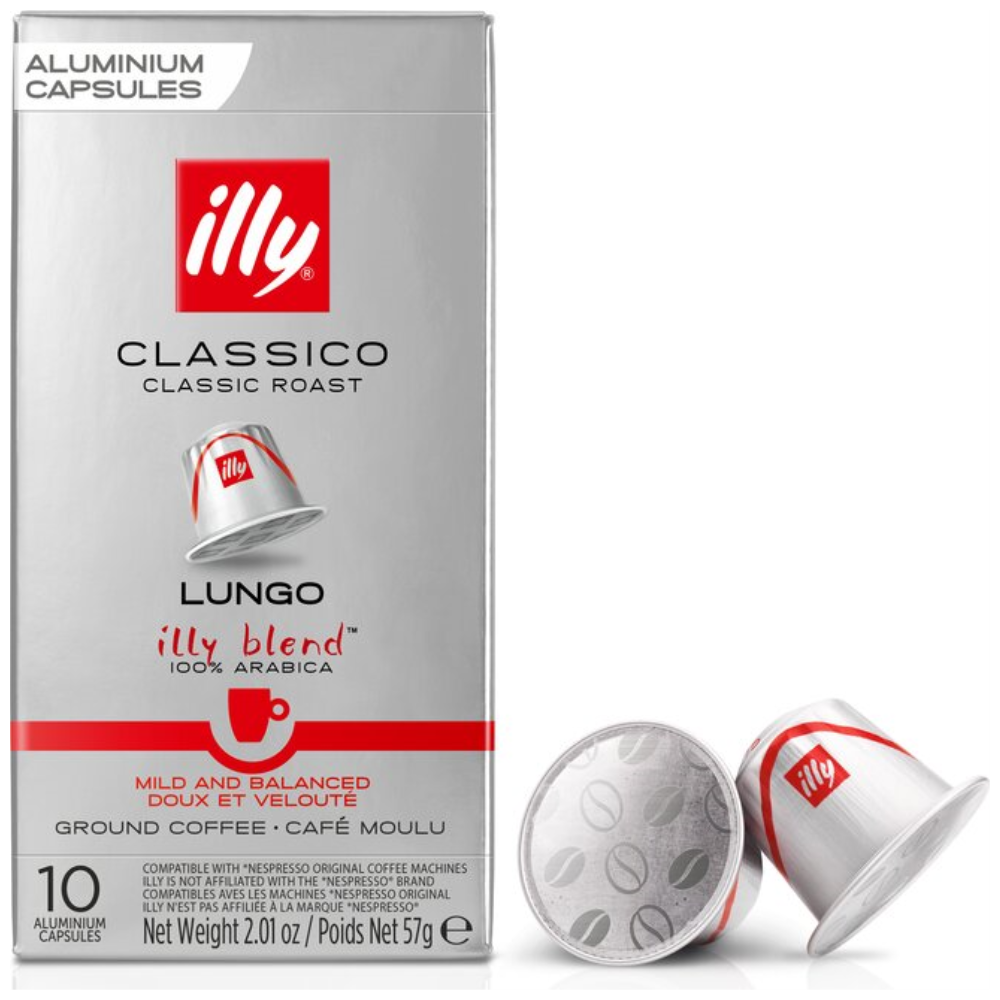 Illy Classic Lungo Κάψουλες Συμβατές Με Μηχ. Nespresso* 10τεμ
