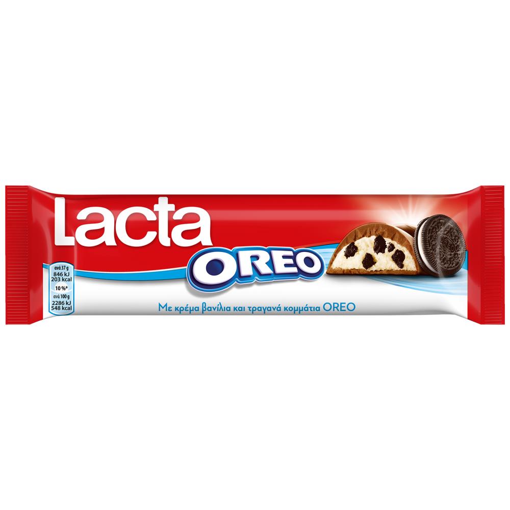 Lacta Σοκολάτα Με Κομμάτια Oreo 37gr