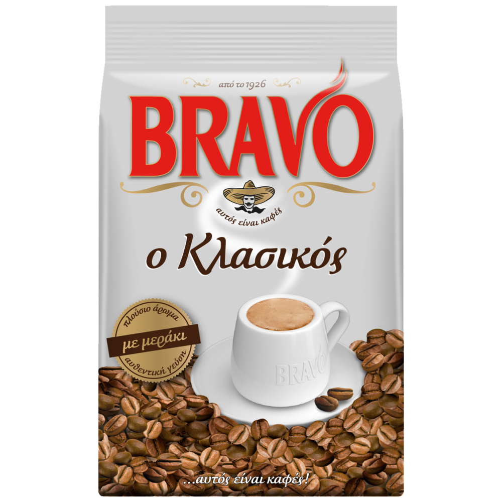 Bravo Ελληνικός Καφές Κλασικός 95gr