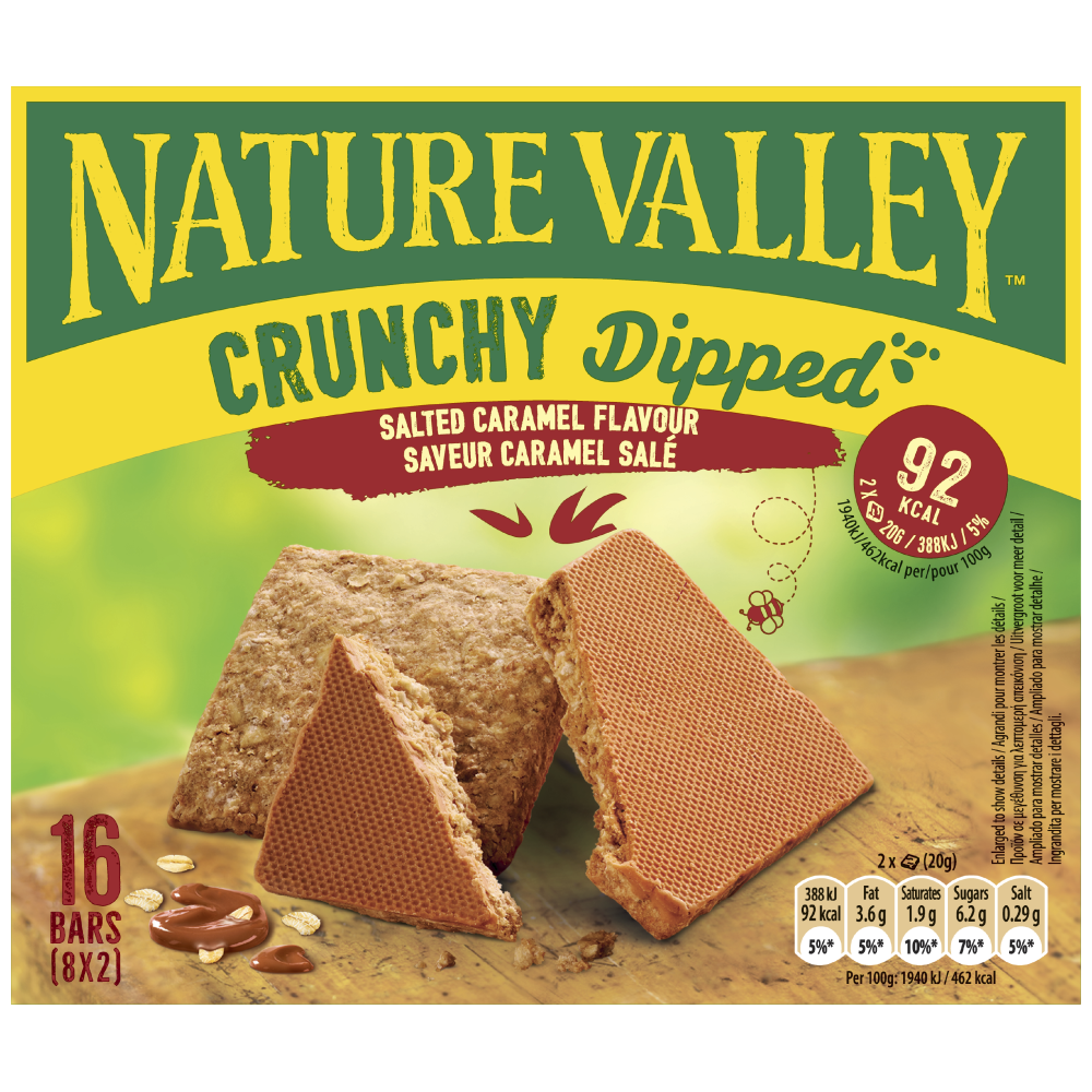 Nature Valley Bars Salted Caramel 8x20gr