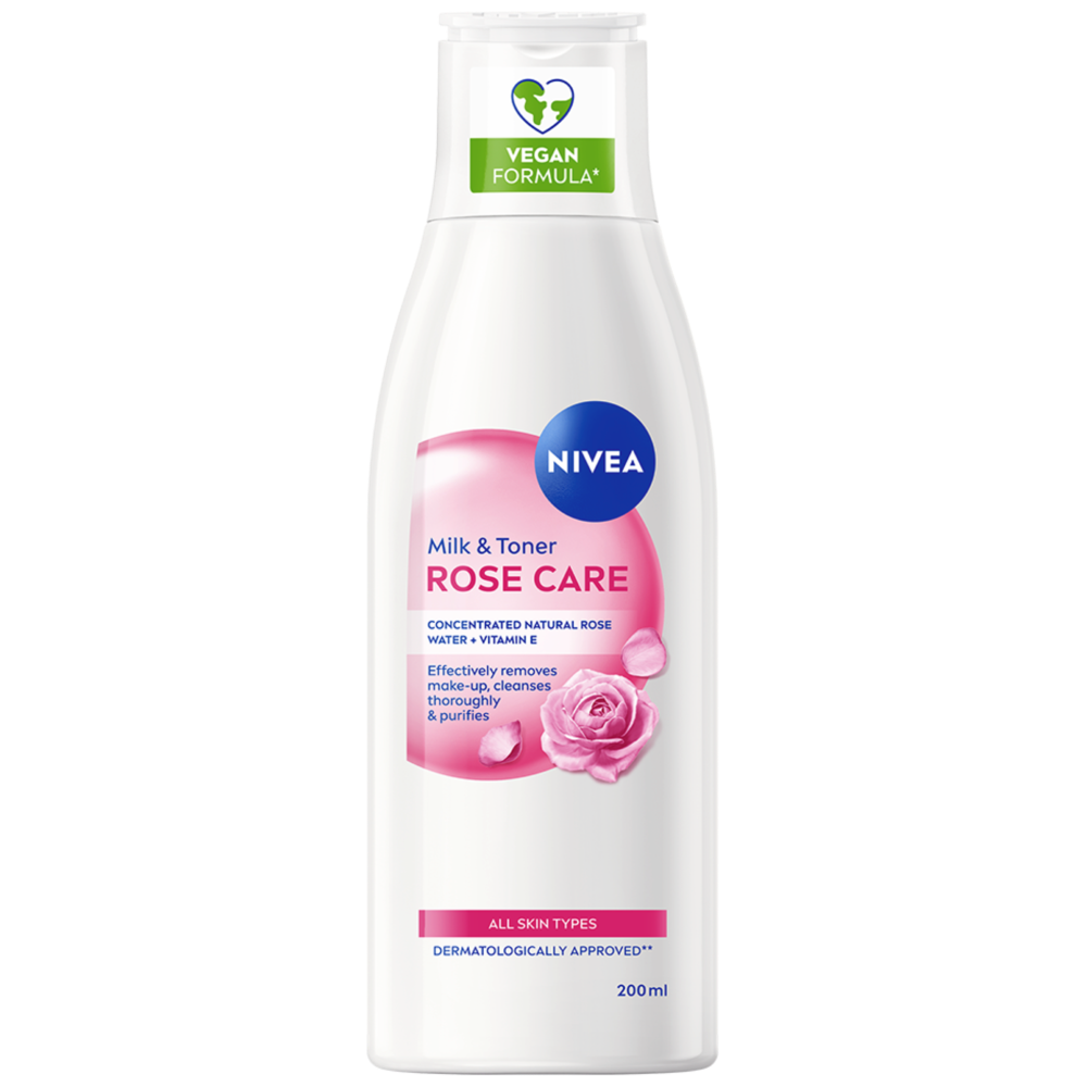 Nivea Γαλάκτωμα Καθαρισμού Με Ροδόνερο 200ml