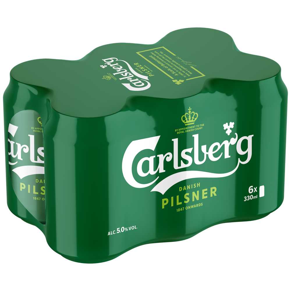 Carlberg Μπίρα Kουτί 330ml 6τεμ