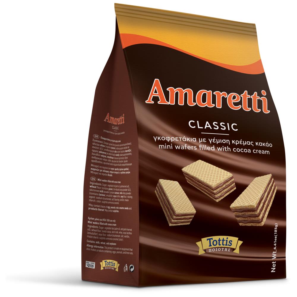 Amaretti Γκοφρέτα Σακουλάκι 125gr