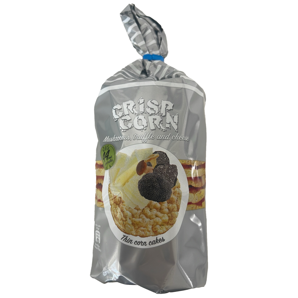 Crisp Corn Γκοφρέτες Καλαμποκιού με Γεύση Μανιτάρια, Τρούφα και Τυρί 5gr