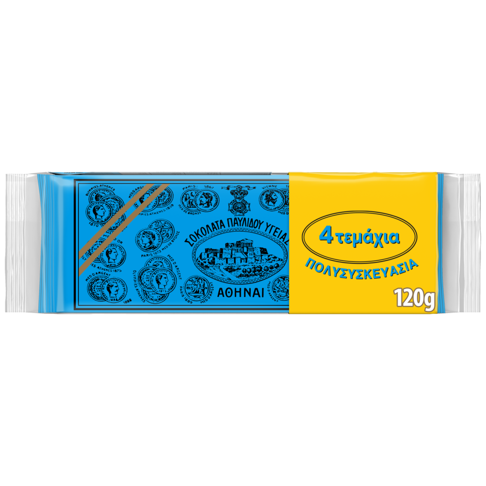 Παυλίδης Σοκολάτα Υγείας 4x30gr