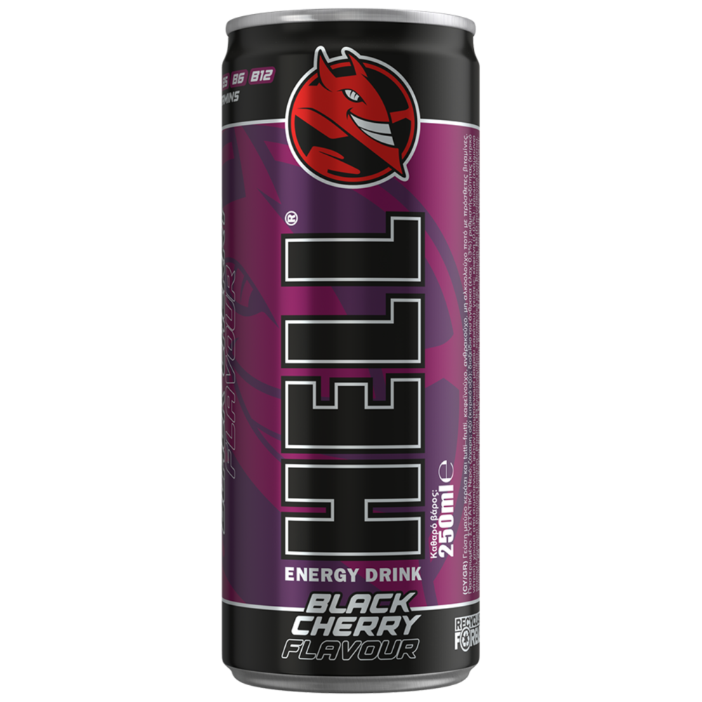 Hell Energy Drink Black Cherry 250ml