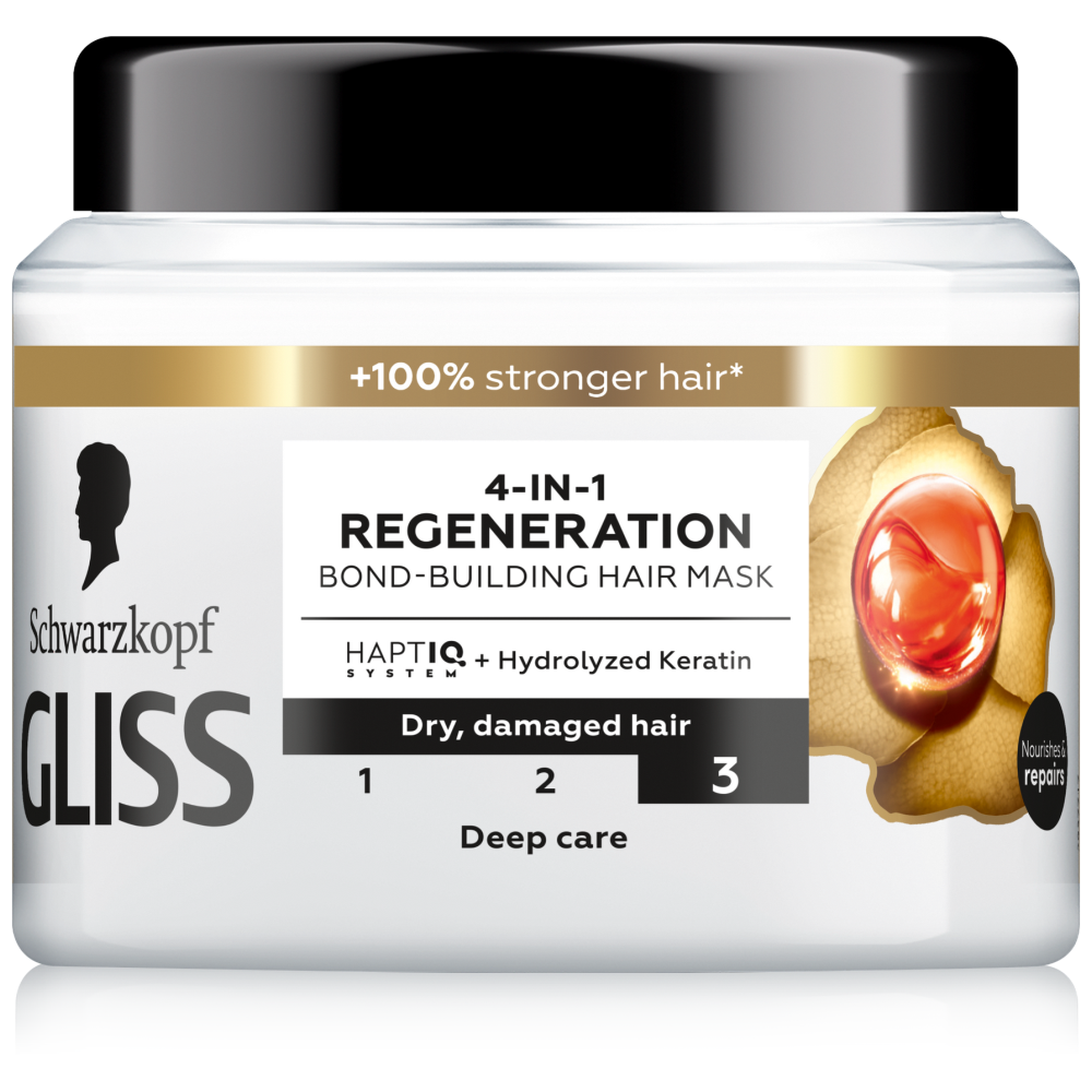 Gliss 4in1 Μάσκα Μαλλιών Bond Building Regeneration 400ml