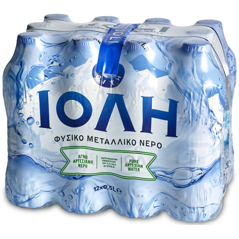 Ιόλη Φυσικό Μεταλλικό Νερό 12x500ml