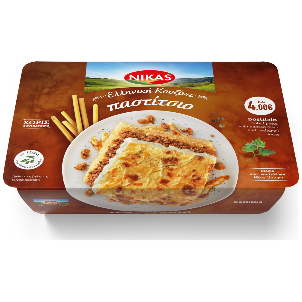 Νίκας Eλληνική Κουζίνα Παστίτσιο 350gr