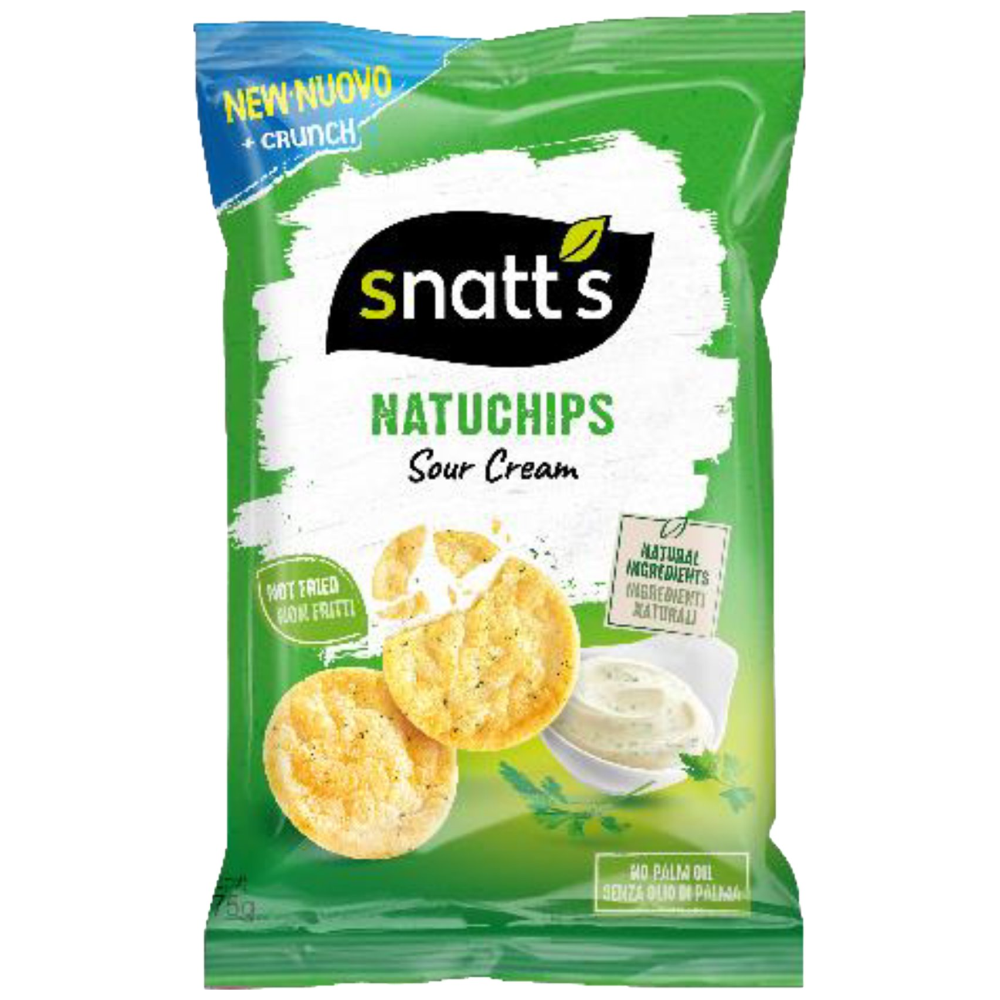 SN Natuchips Γεύση Sour Cream 75gr