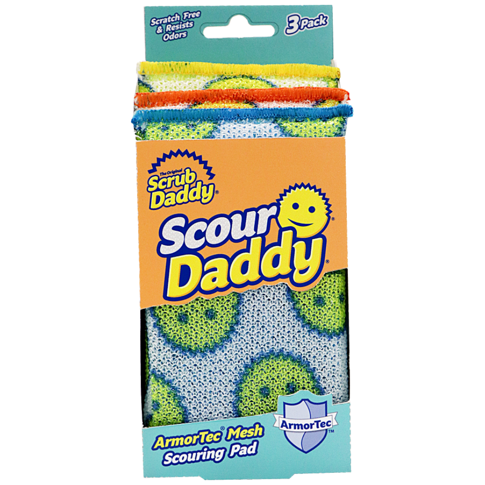 Scour Daddy Πλεκτό Σφουγγαράκια 3τεμ