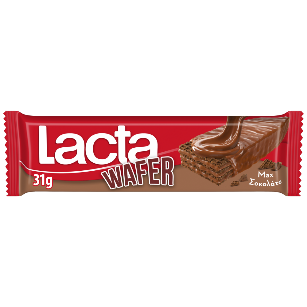 Lacta Γκοφρέτα Max Σοκολάτα 31gr