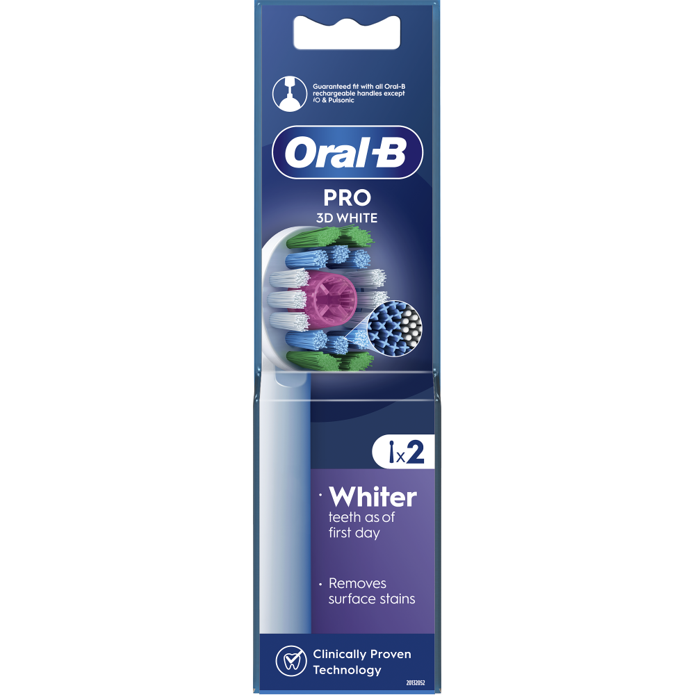 Oral-B 3D White Ανταλλακτικά 2τεμάχια
