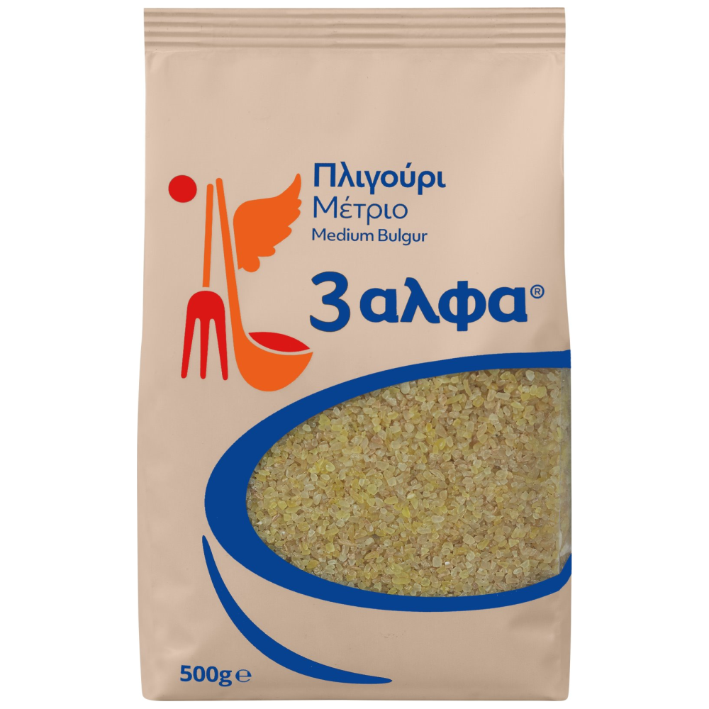 3αλφα Πλιγούρι Μέτριο 500gr