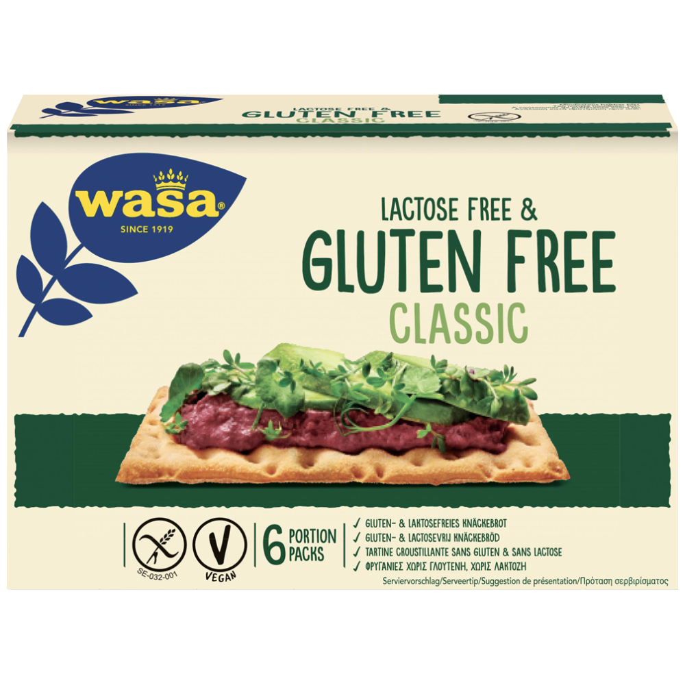 Wasa Φρυγανιές Xωρίς Γλουτένη 240gr