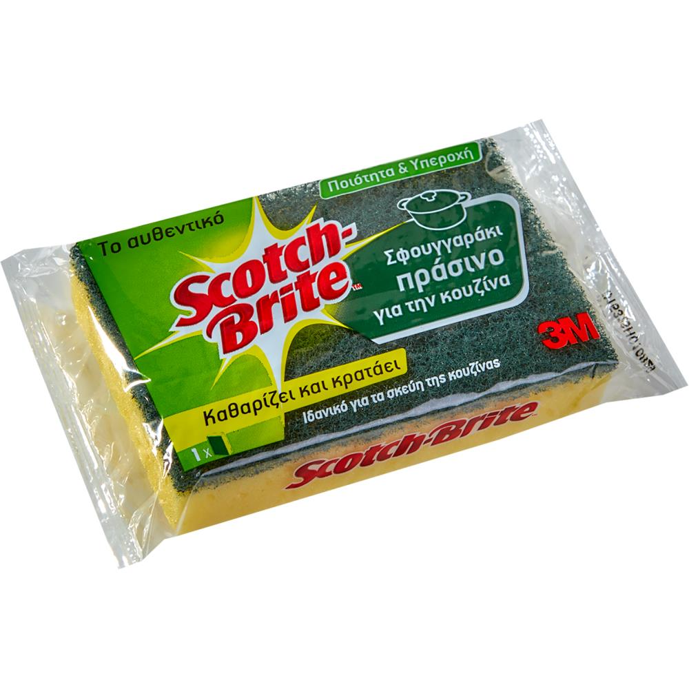 Scotch Brite Σφουγγαράκι Κουζίνας Πράσινο