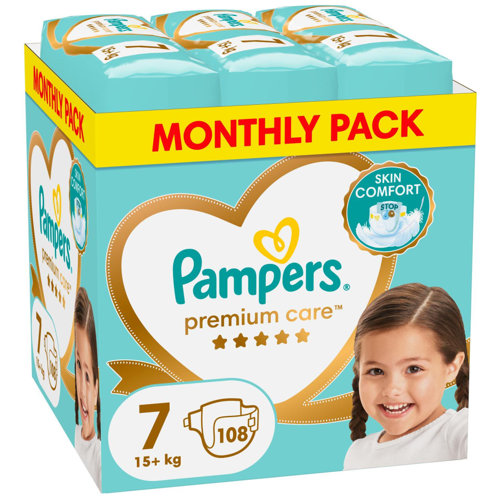 Pampers Premium Care No7 108τεμ
