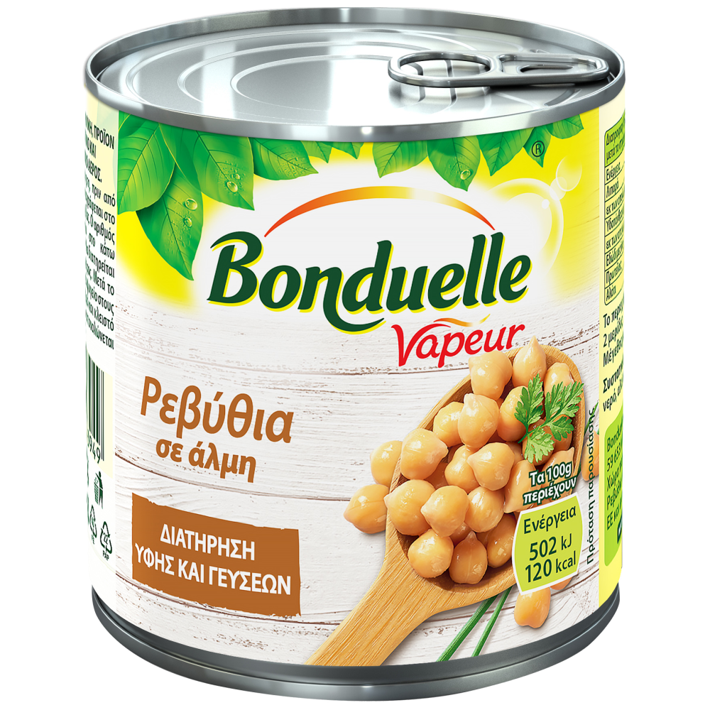 Bonduelle Ρεβίθια Σε Άλμη 310gr Στραγγιστό Βάρος 265gr