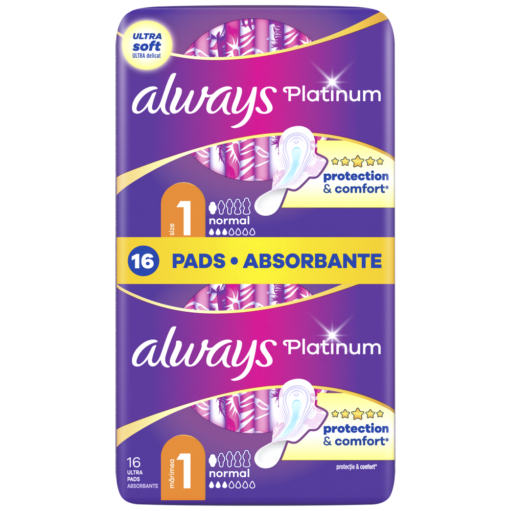 Always Platinum Ultra Normal Plus No1 Με Φτερά 16τεμ