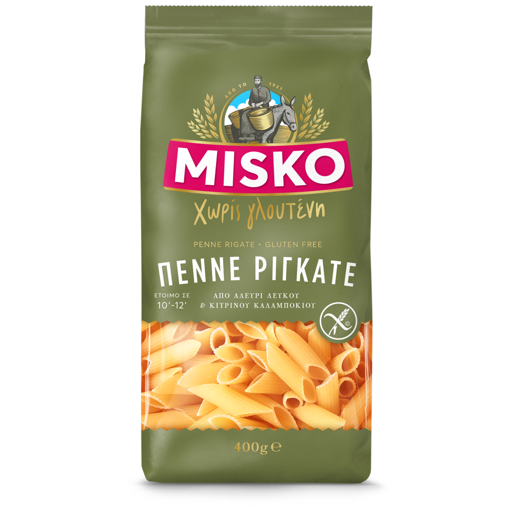 Misko Πέννες Ριγέ Χωρίς Γλουτένη 400gr
