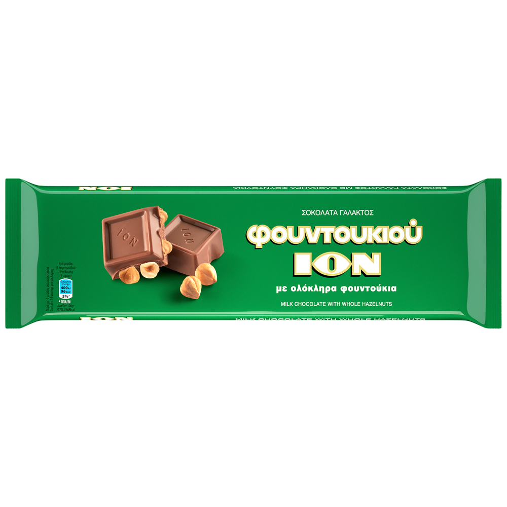 ΙΟΝ Σοκολάτα Γάλακτος Με Φουντούκια 270gr