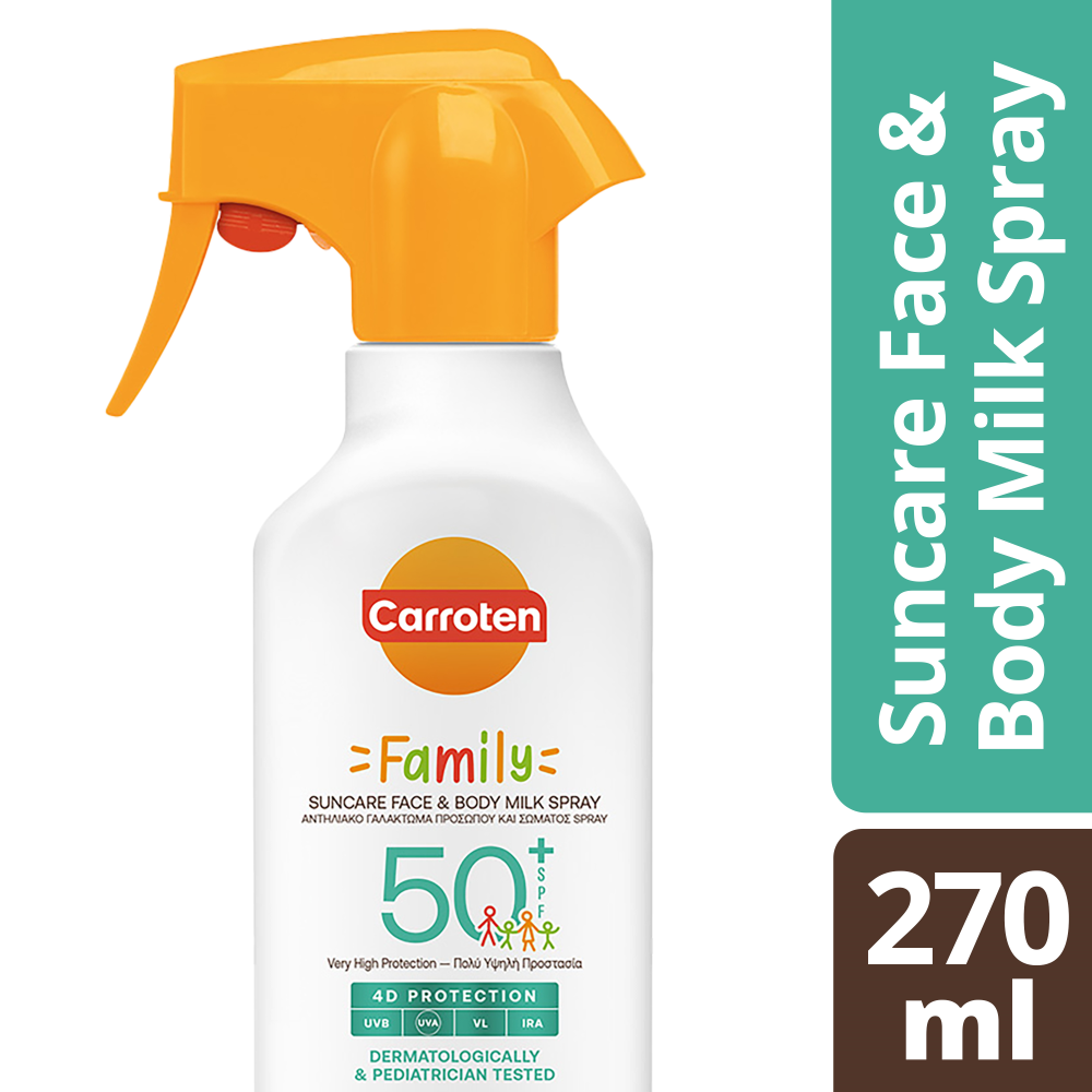 Carroten Milk Trigger Family Spf50+ 270ml
