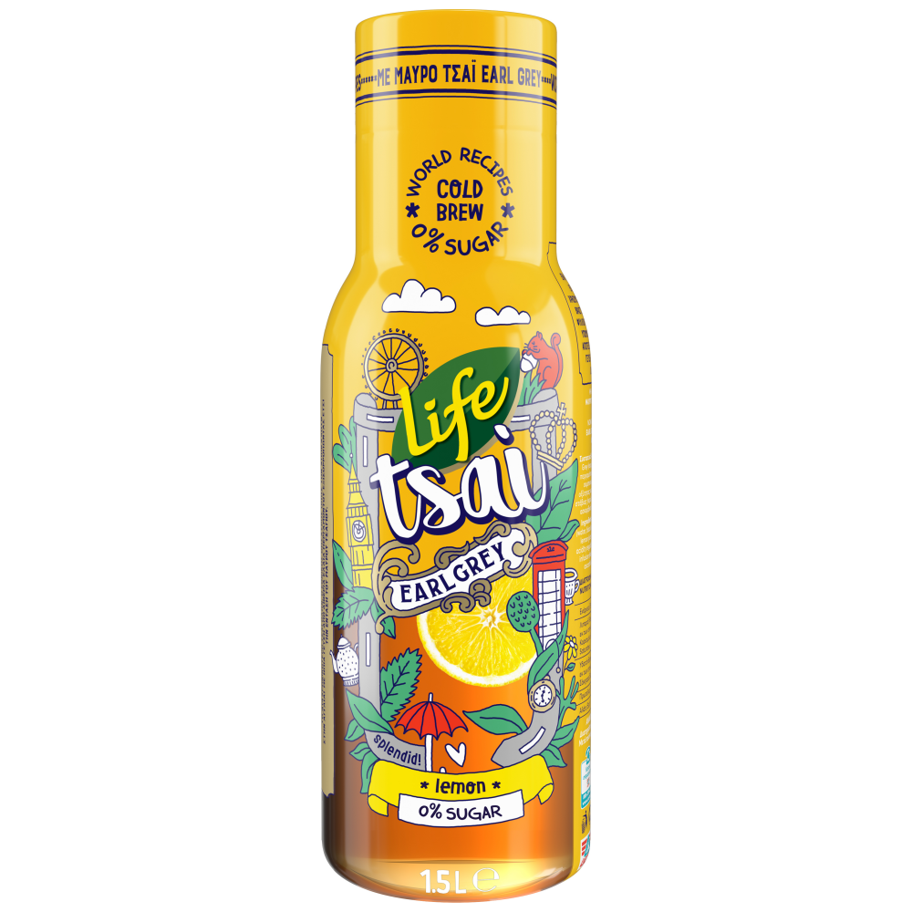 Life Τσάι Earl Grey Λεμόνι 1,5lt