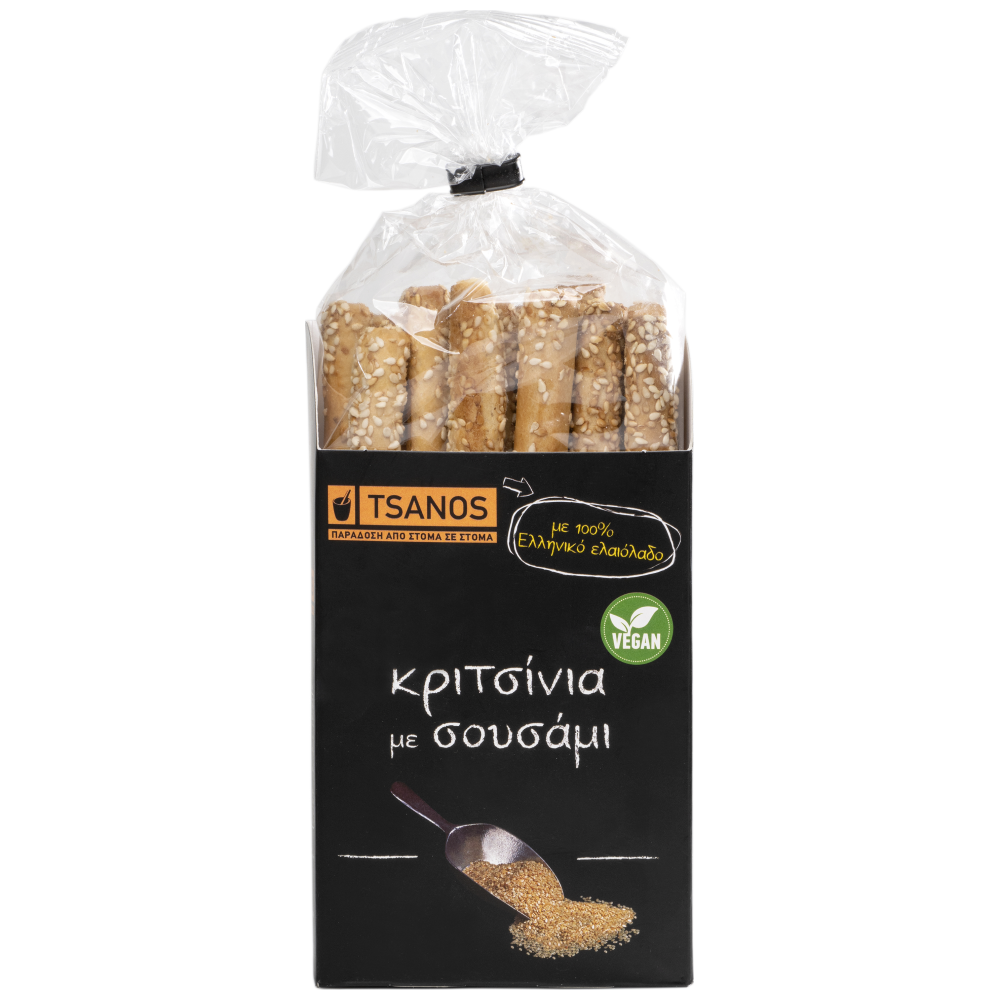 Tsanos Κριτσίνια Σουσάμι 120gr