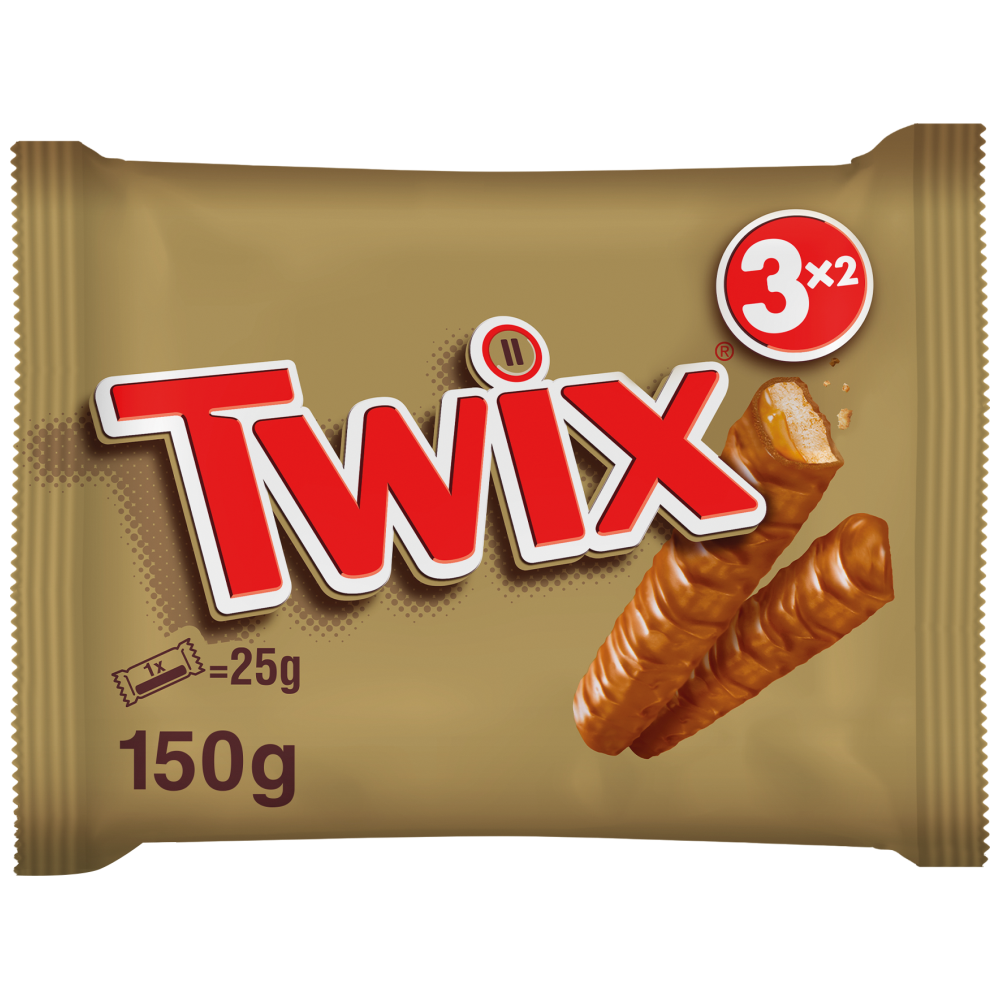 Twix Σοκολάτα Γεμιστή 50gr 3τεμ