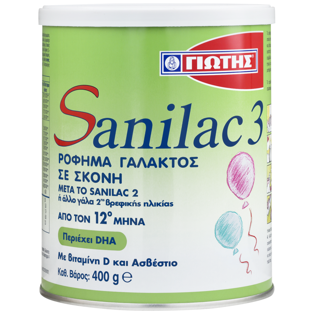 Sanilac 3 Γάλα Παιδικό 400gr