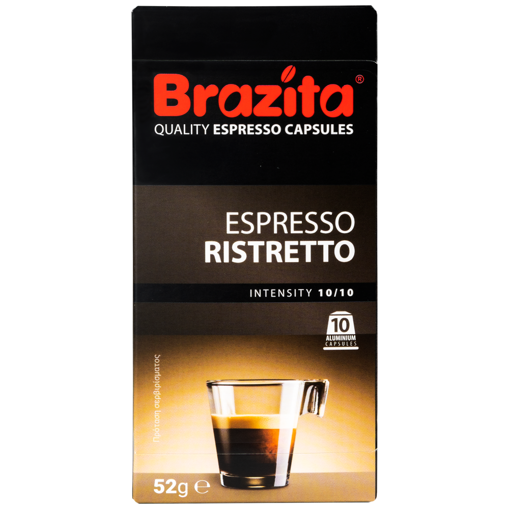 Brazita Κάψουλες Espresso Ristretto 10τεμ 52gr