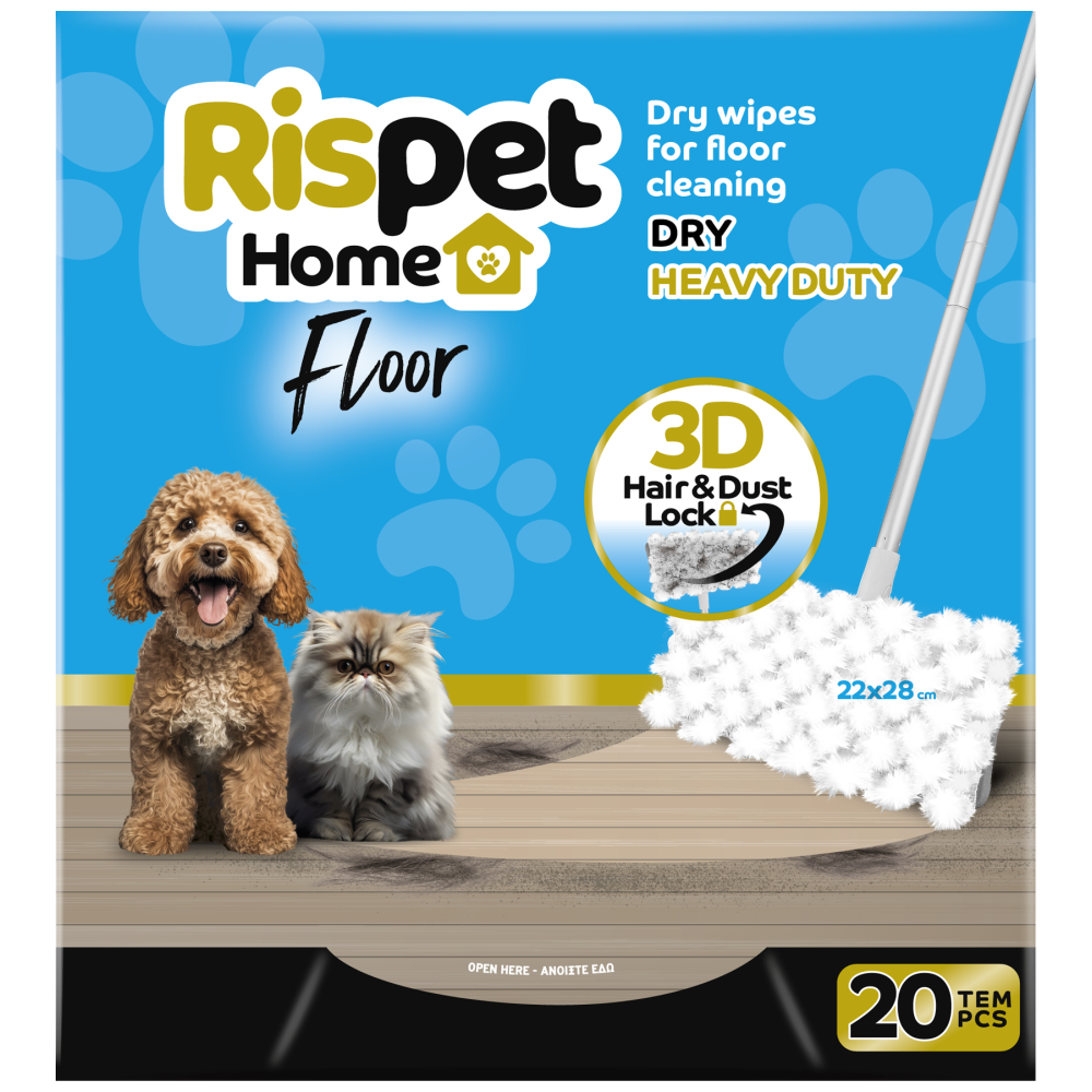 Rispet Heavy Duty 3D Πανάκια Πατώματος 20τεμ
