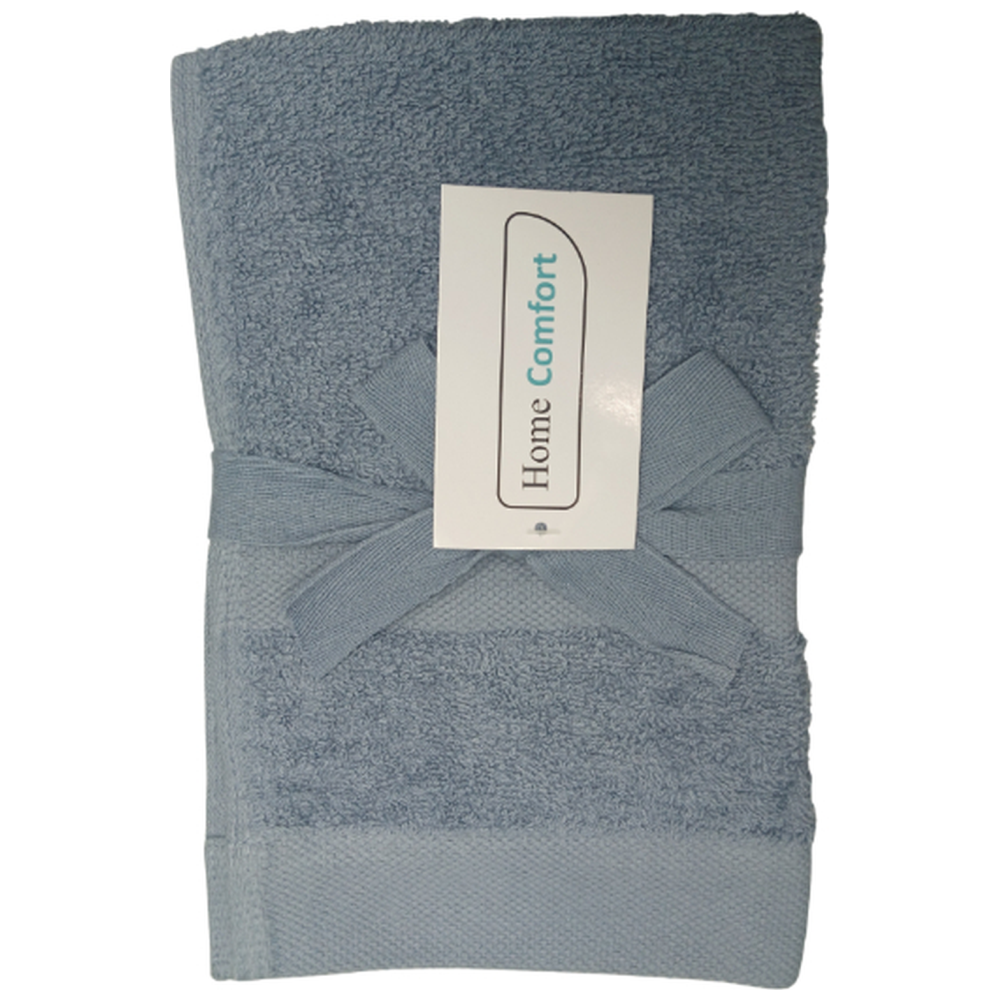 Home Comfort Πετσέτες Μπλε 30x50 100% Βαμβάκι Σετ 2