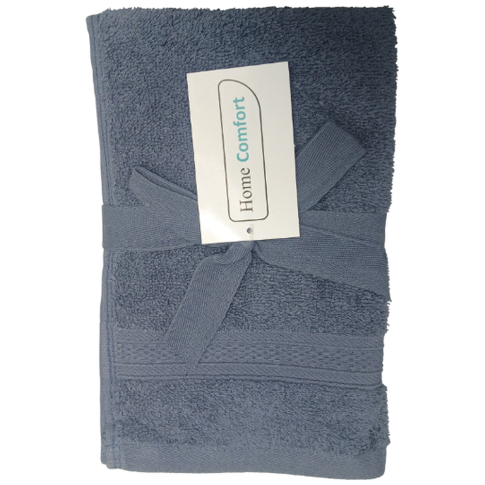 Home Comfort Πετσέτες Σκούρο Μπλε 30x50 100% Βαμβάκι Σετ 2