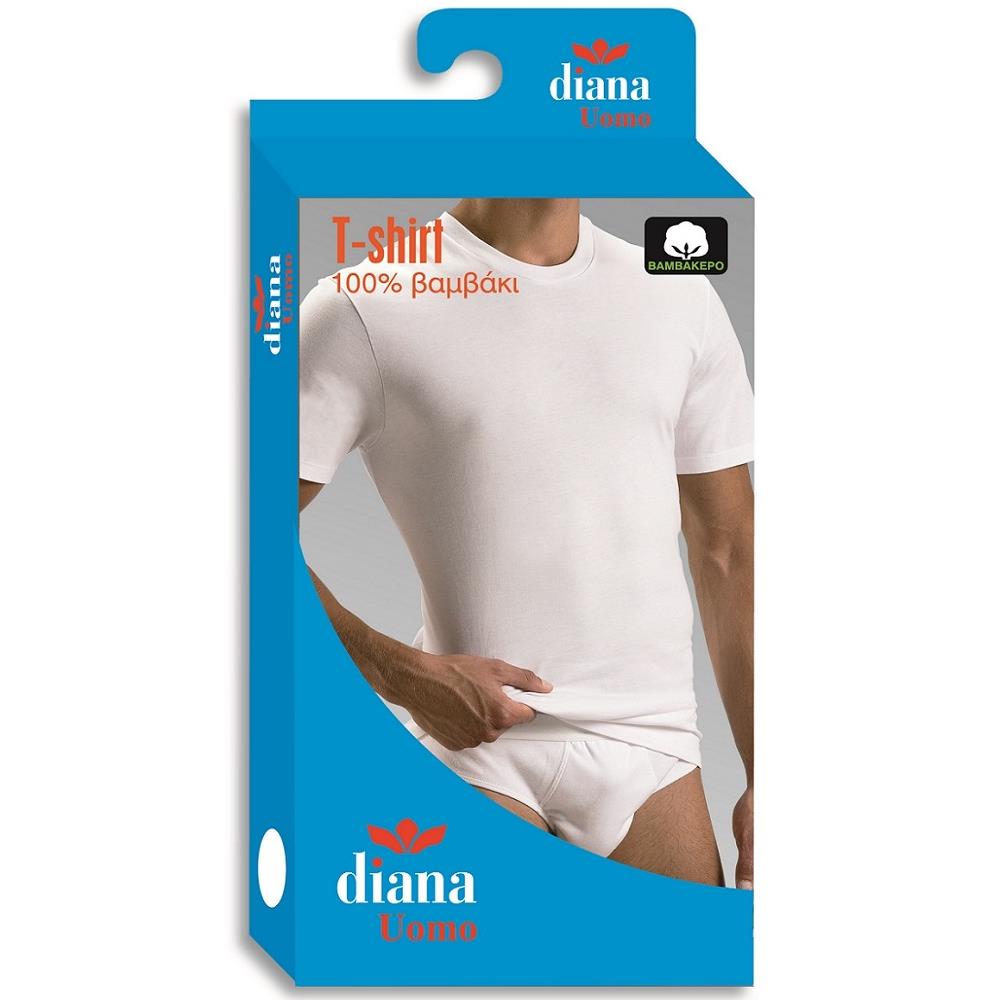 Diana T-Shirt Ανδρικό Λευκό (S-M-L-XL-XXL)