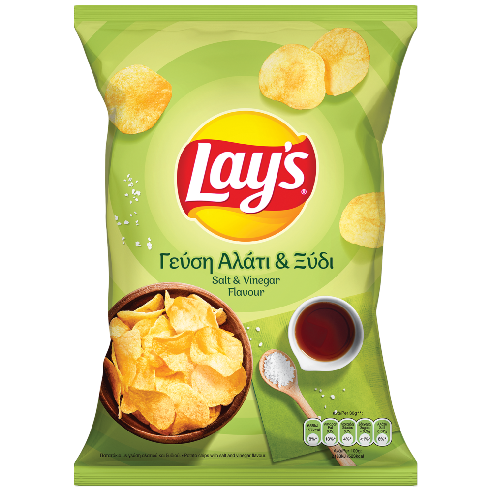 Lay's Γεύση Αλάτι Ξίδι 120gr