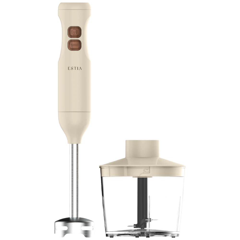 Estia Pure Cream Ραβδομπλέντερ Με Μπολ 600W
