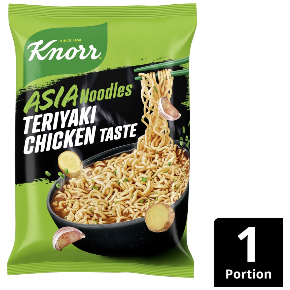 Knorr Noodles Γεύσεις Teriyaki Κοτόπουλο 75gr