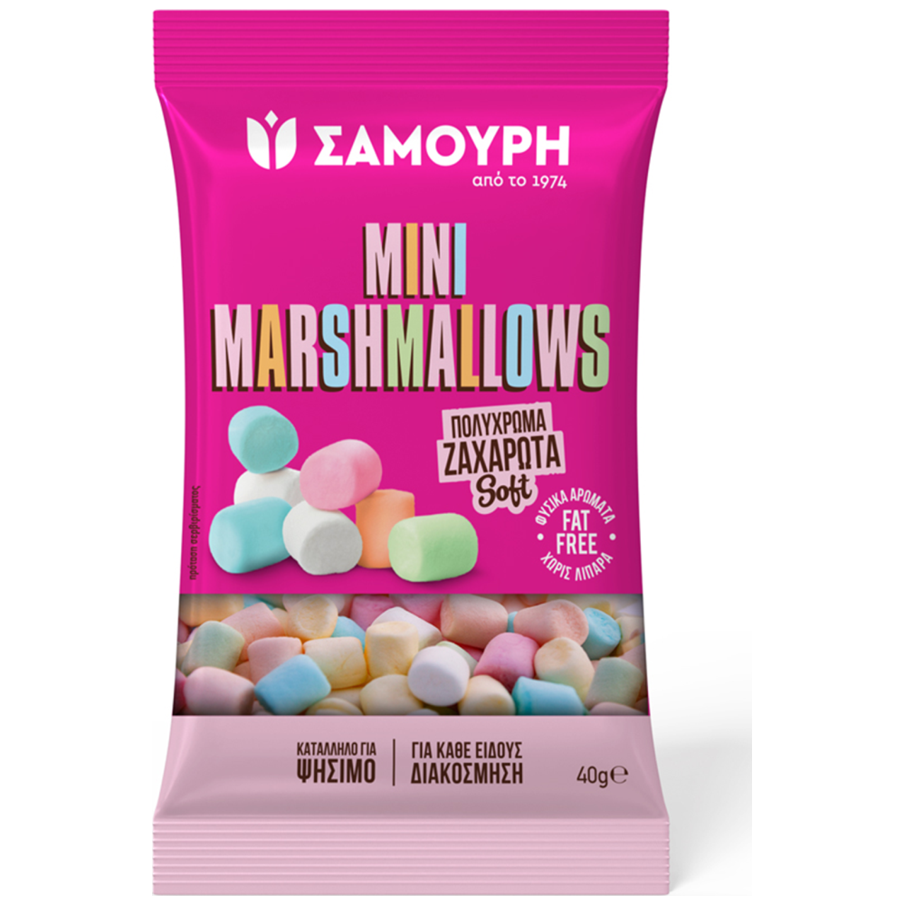 Σάμουρη Mini Μarshmallows 40gr