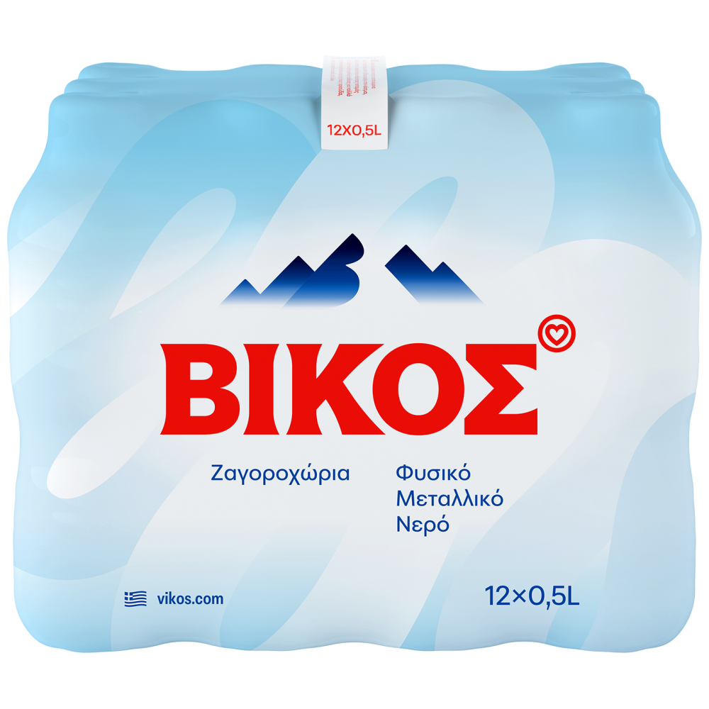 Βίκος Φυσικό Μεταλλικό Νερό 12x500ml