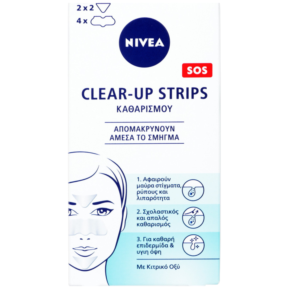 Nivea Face Clear Up Strips 6τεμ