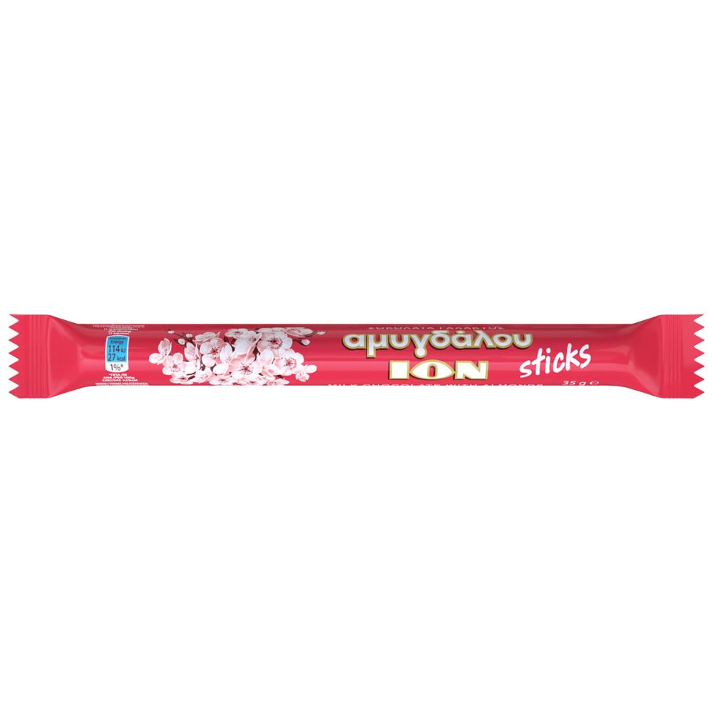 ΙΟΝ Σοκολάτα Αμυγδάλου Sticks 35gr