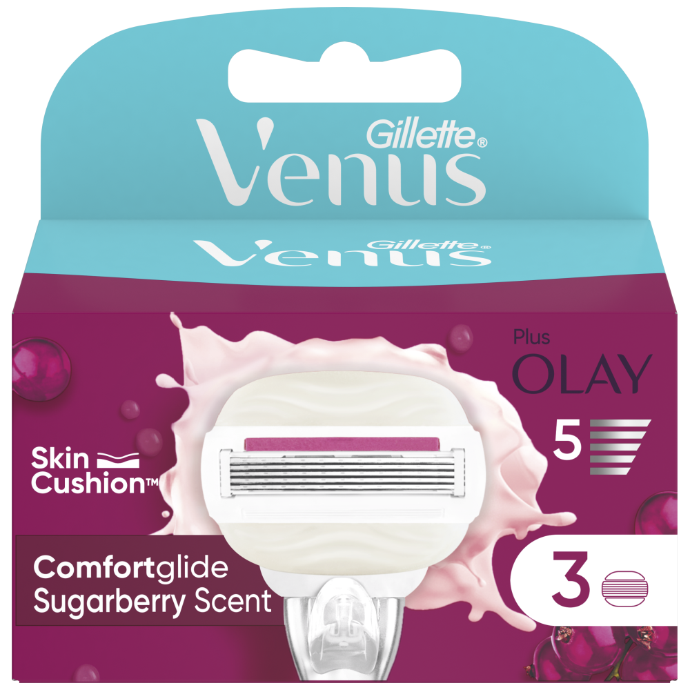 Gillette Venus Spa Ανταλλακτικά Ξυραφάκια Sugarberry Scent 3τεμ