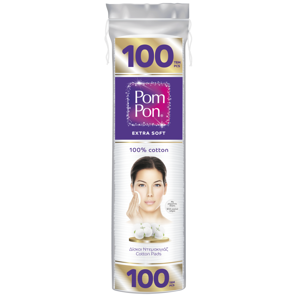 Pom Pon Δίσκοι Ντεμακιγιάζ 100τεμ