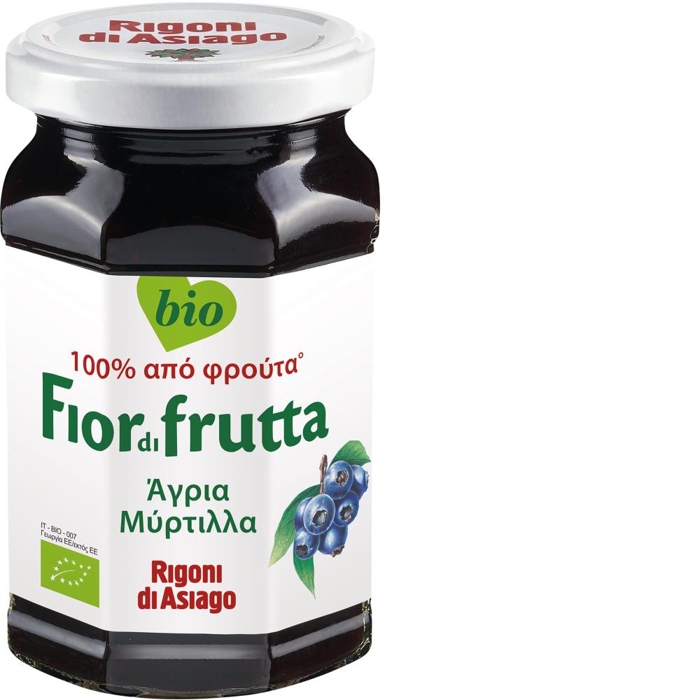 Rigoni Μαρμελάδα Μύρτιλα Βιολογική 250gr