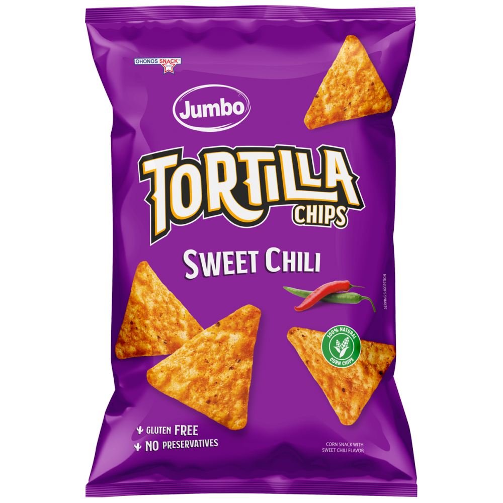 Jumbo Tortilla Chips Sweet Chili 100gr
